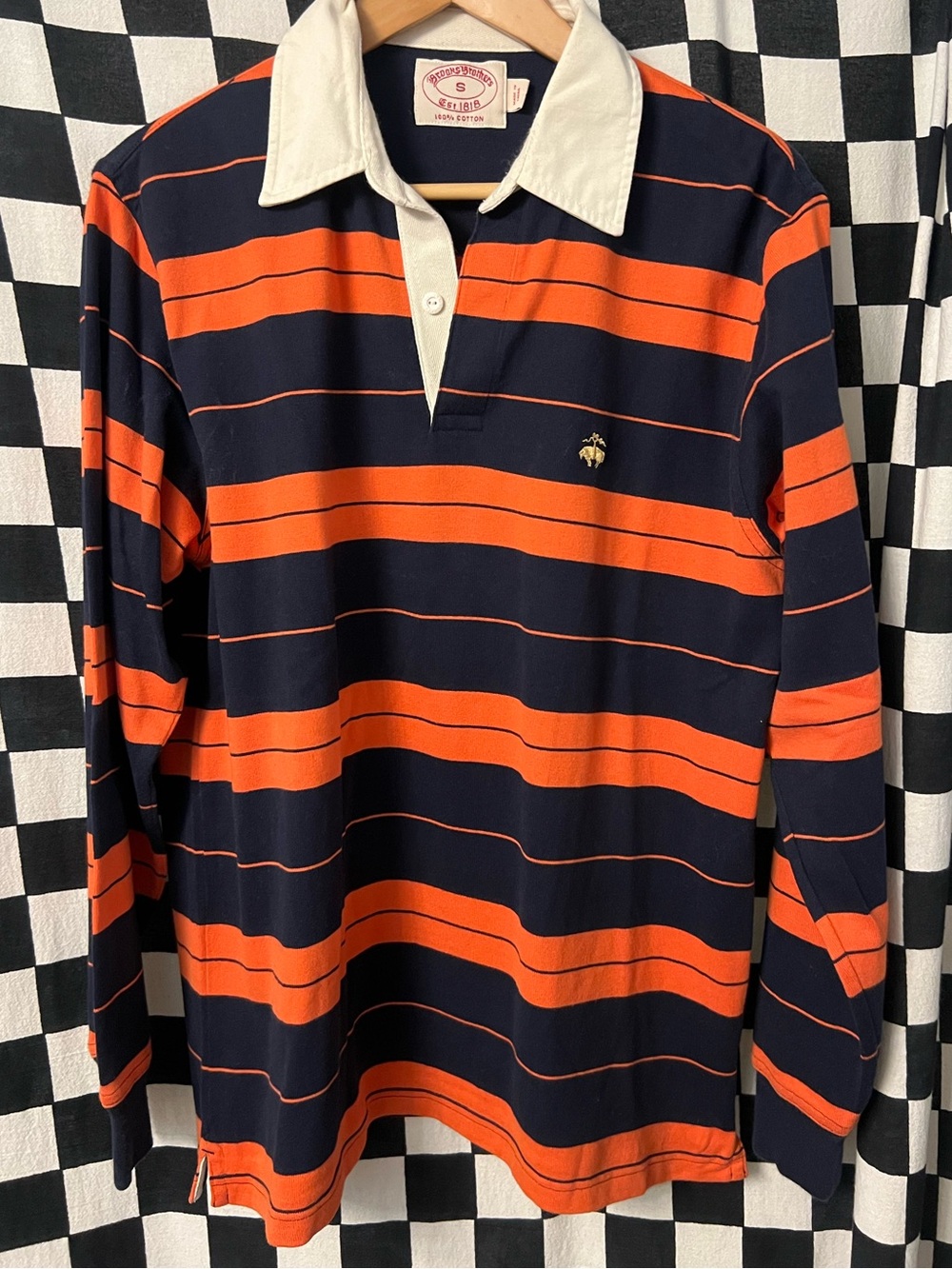 Brooks Brothers Striped Rugby Polo